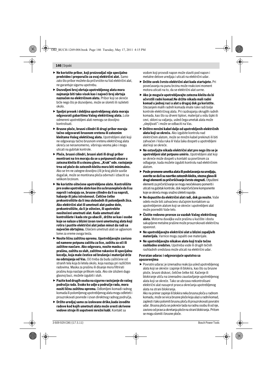 Bosch GGS 8 CE Professional User Manual | Page 146 / 196