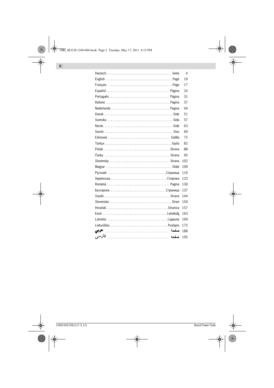 Vý—u | Bosch GGS 8 CE Professional User Manual | Page 2 / 196