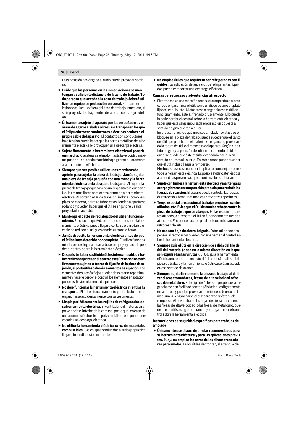 Bosch GGS 8 CE Professional User Manual | Page 26 / 196