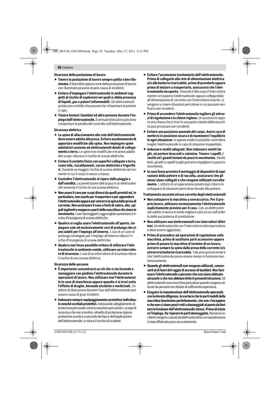 Bosch GGS 8 CE Professional User Manual | Page 38 / 196