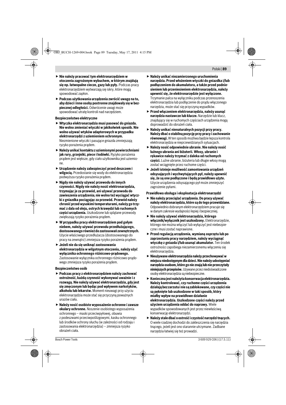 Bosch GGS 8 CE Professional User Manual | Page 89 / 196