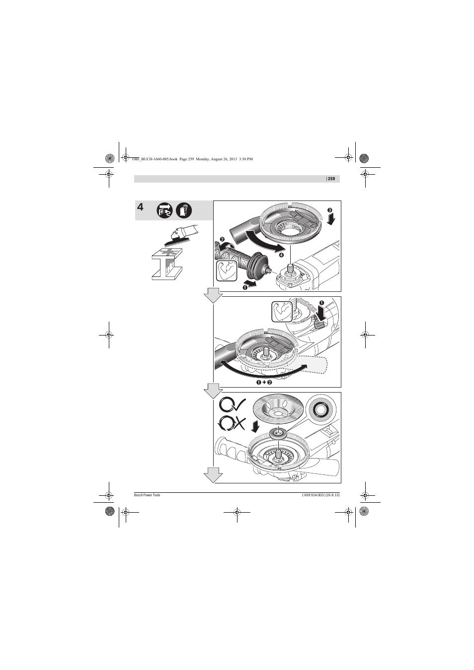 Bosch GWS 15-125 CIEP Professional User Manual | Page 259 / 271