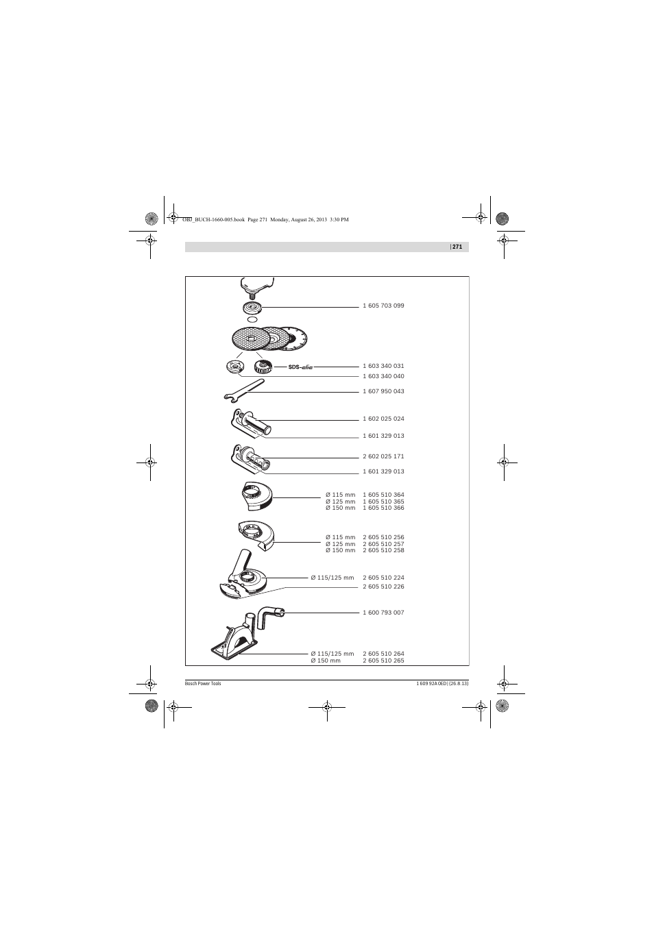 Bosch GWS 15-125 CIEP Professional User Manual | Page 271 / 271