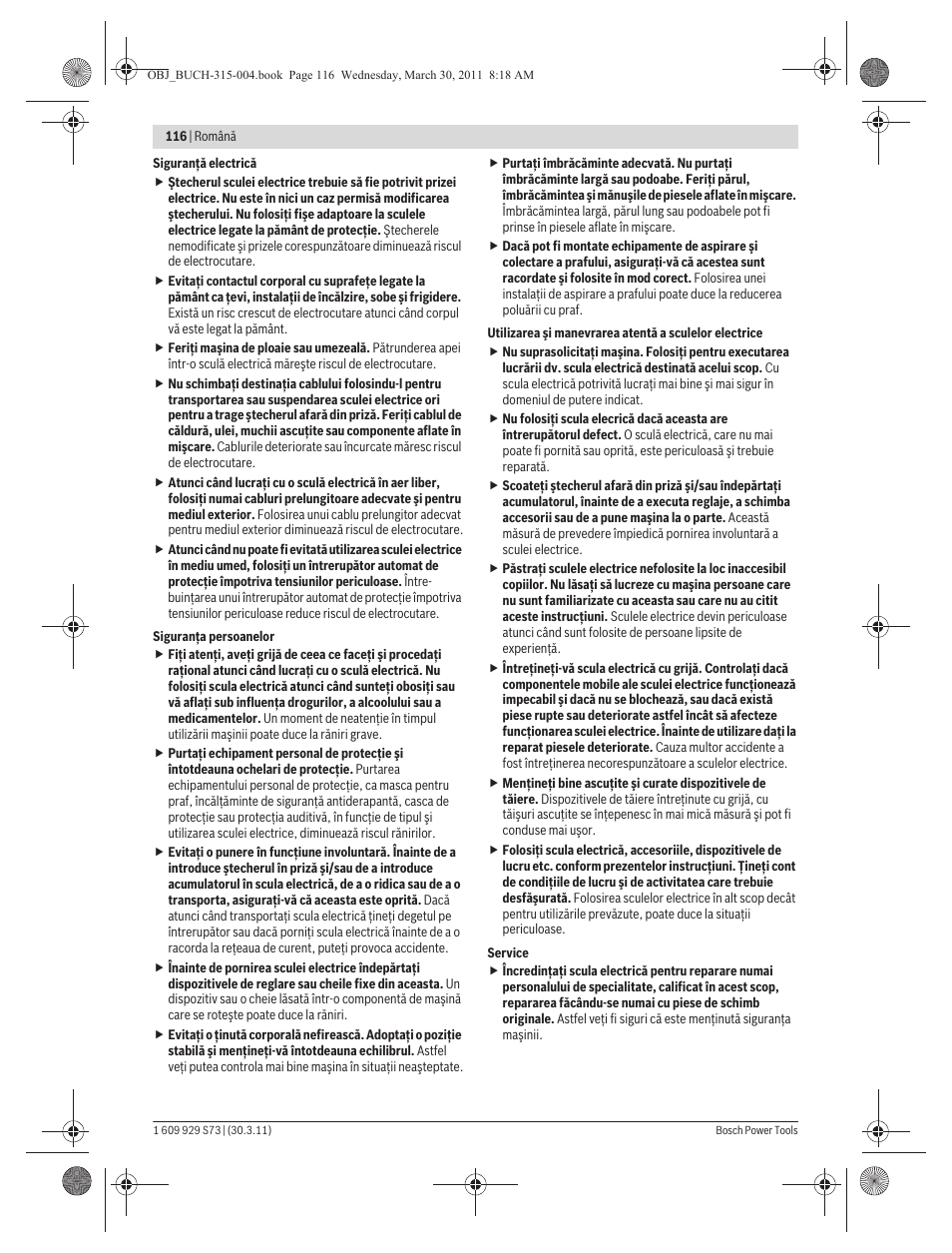 Bosch GEX 125-1 AE Professional User Manual | Page 116 / 173