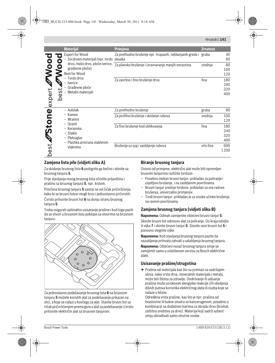Bosch GEX 125-1 AE Professional User Manual | Page 141 / 173
