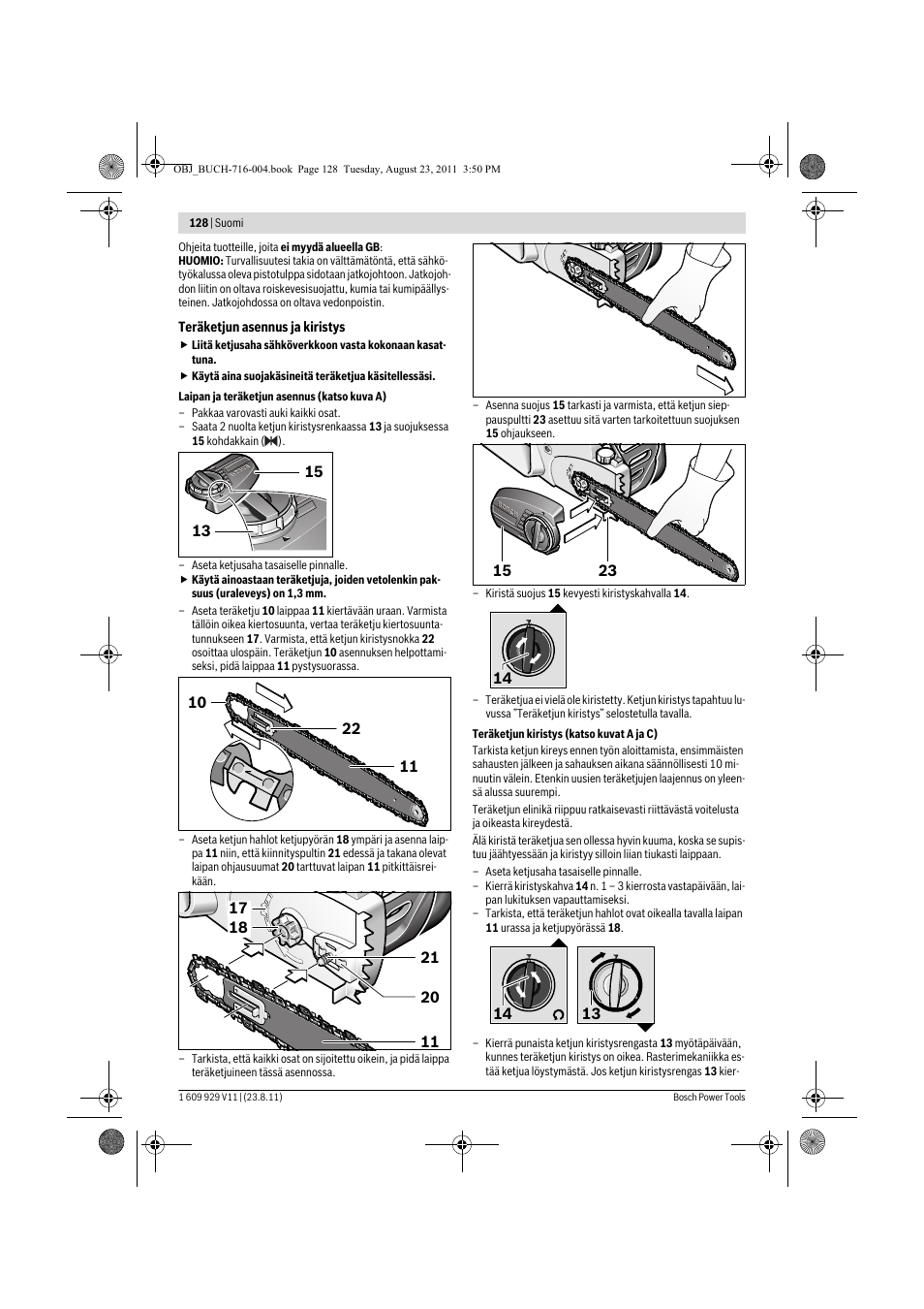 Bosch GKE 35 BCE Professional User Manual | Page 128 / 320
