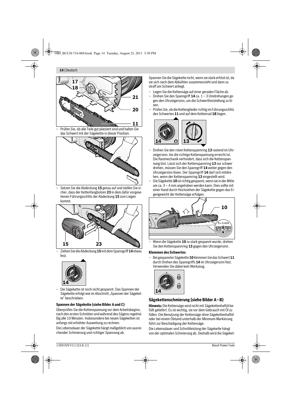 Bosch GKE 35 BCE Professional User Manual | Page 14 / 320