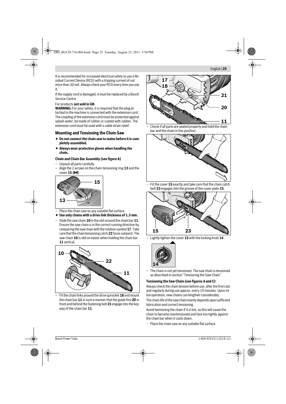 Bosch GKE 35 BCE Professional User Manual | Page 25 / 320