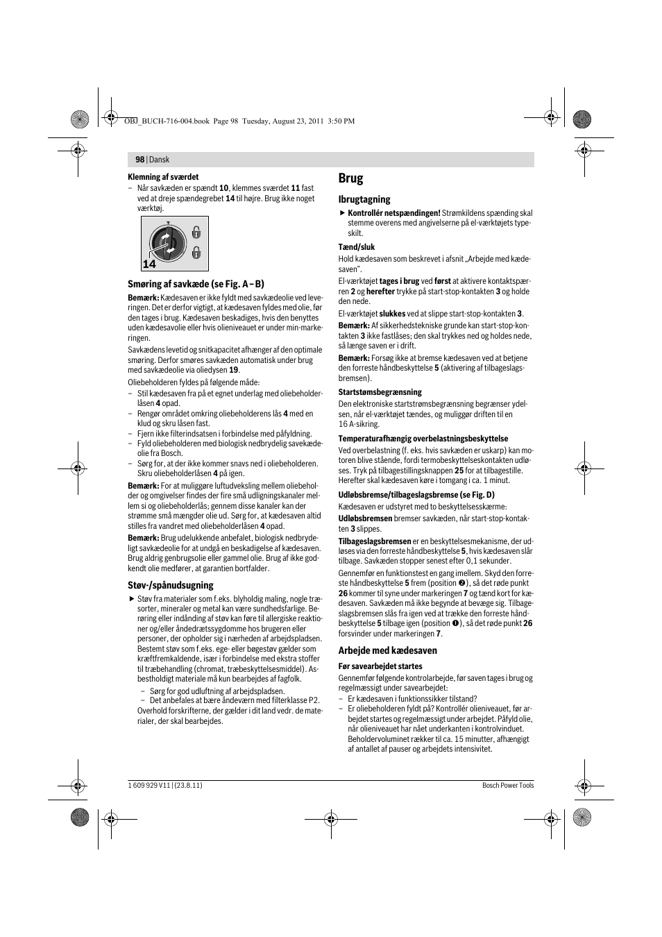 Brug | Bosch GKE 35 BCE Professional User Manual | Page 98 / 320