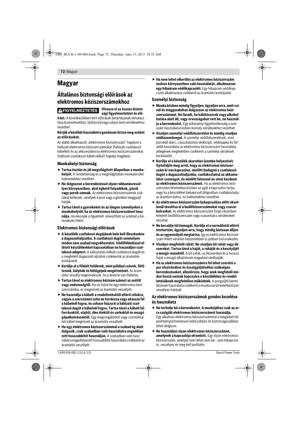 Magyar | Bosch GDS 18 V-LI HT Professional User Manual | Page 72 / 142