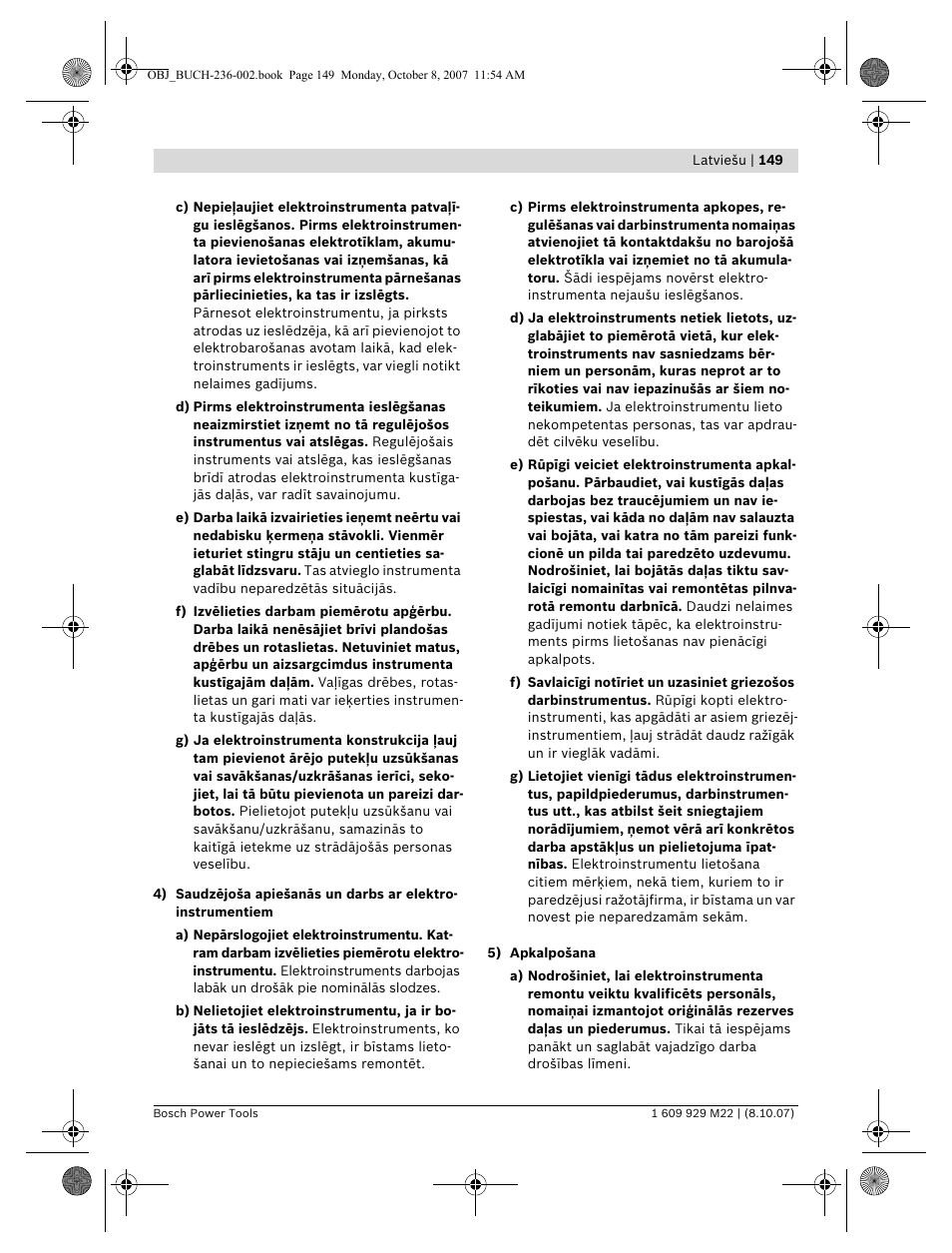 Bosch GNA 2,0 Professional User Manual | Page 149 / 159