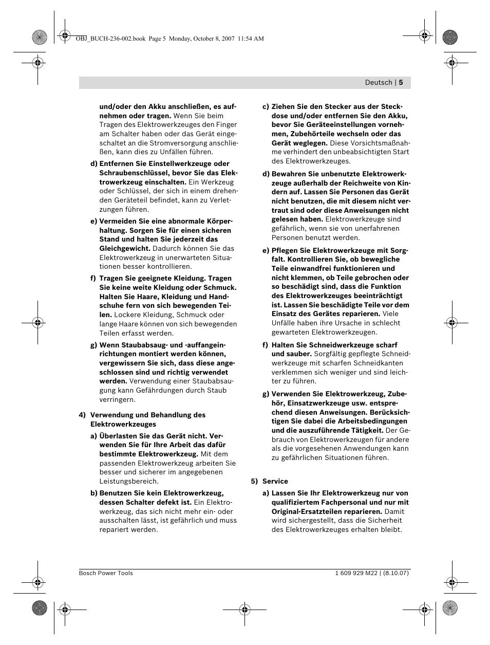 Bosch GNA 2,0 Professional User Manual | Page 5 / 159