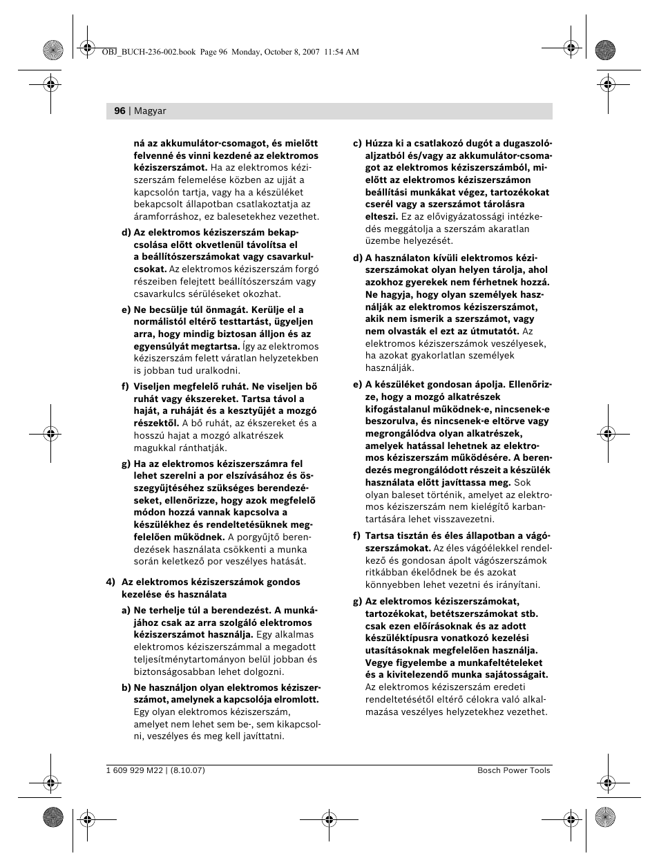 Bosch GNA 2,0 Professional User Manual | Page 96 / 159