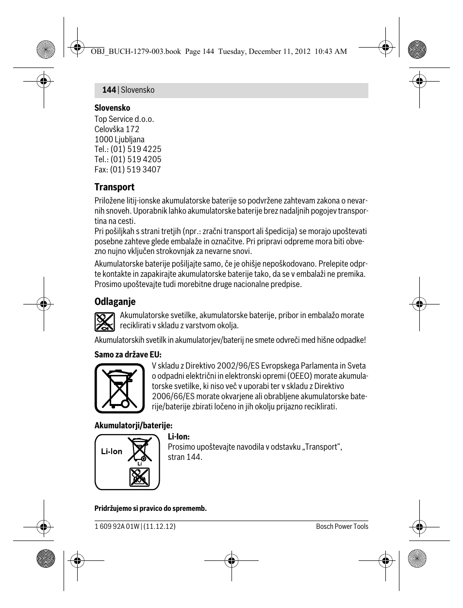 Bosch GLI VariLED Professional User Manual | Page 144 / 181