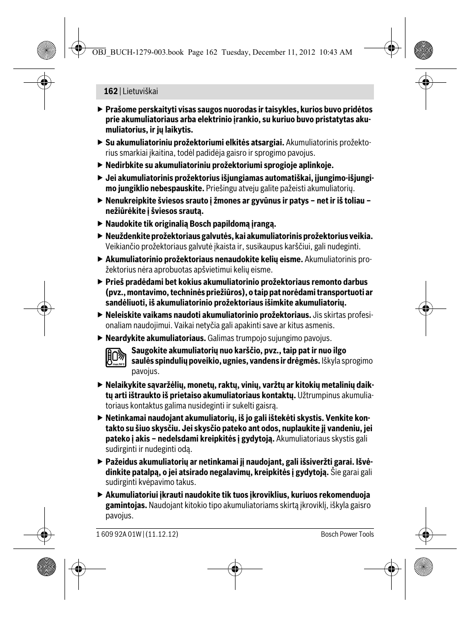 Bosch GLI VariLED Professional User Manual | Page 162 / 181