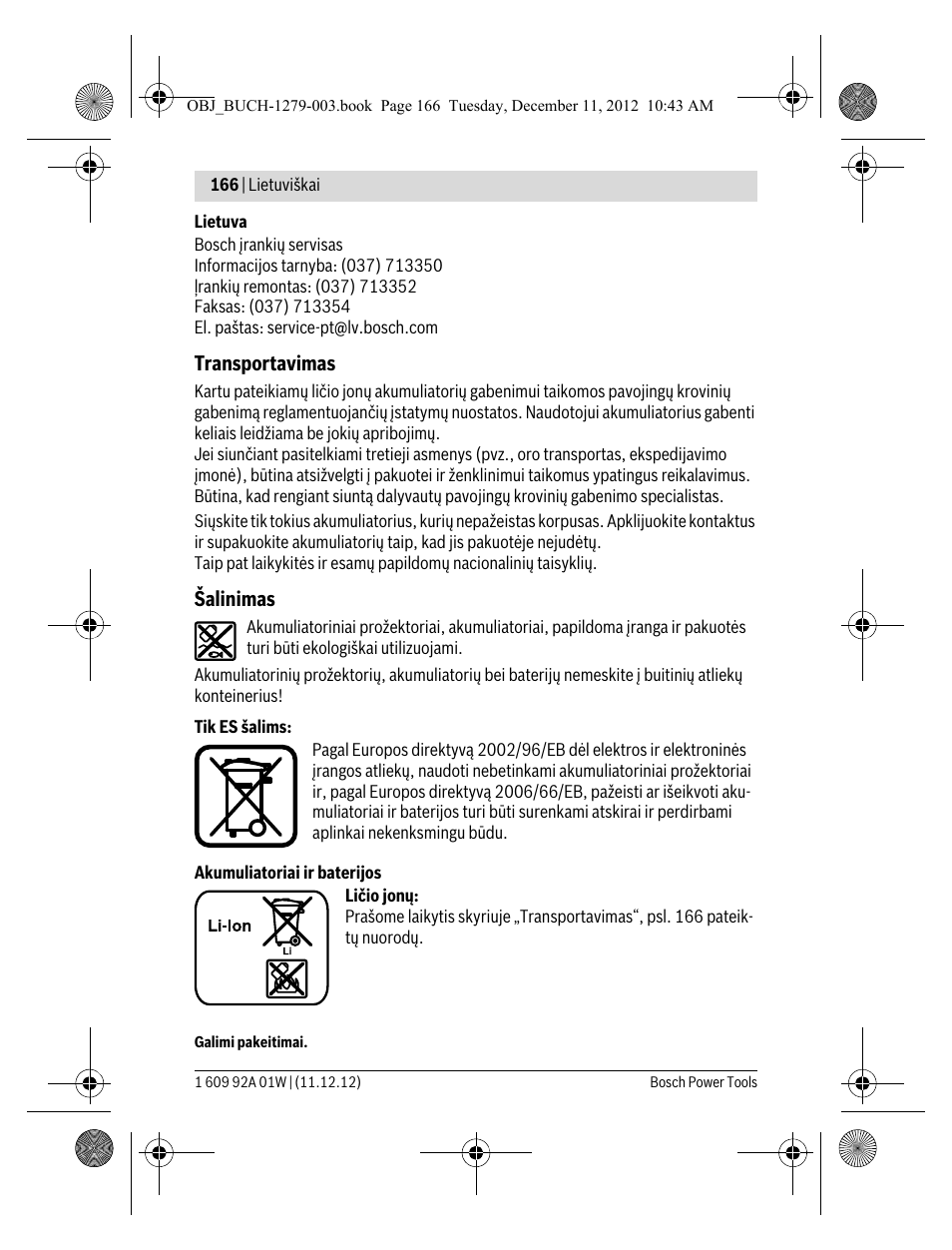 Bosch GLI VariLED Professional User Manual | Page 166 / 181