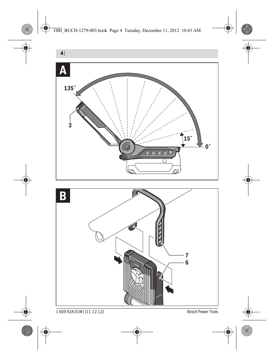 Bosch GLI VariLED Professional User Manual | Page 4 / 181