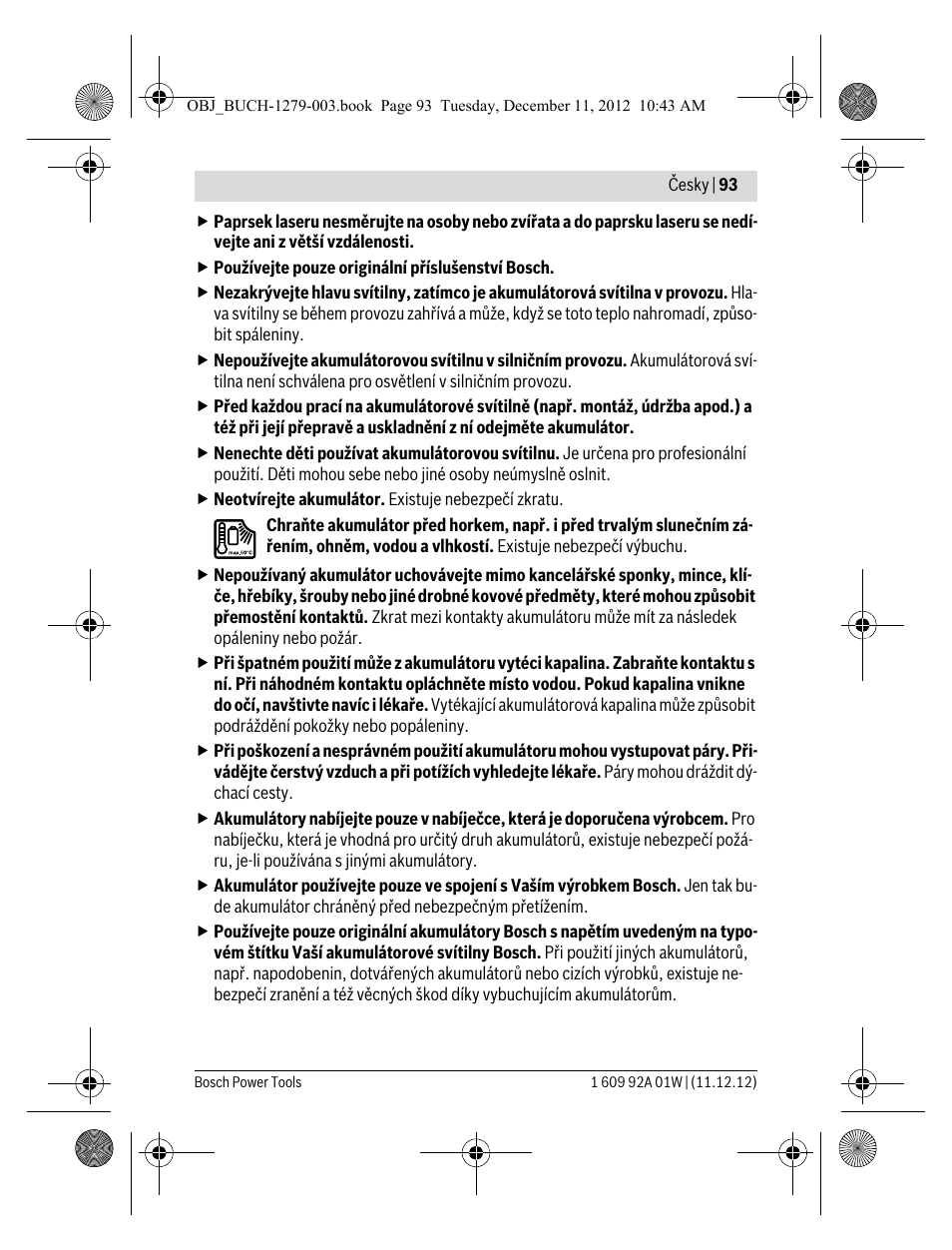 Bosch GLI VariLED Professional User Manual | Page 93 / 181