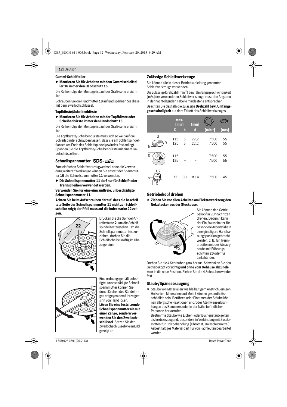 Bosch GWS 14-125 Inox Professional User Manual | Page 11 / 270