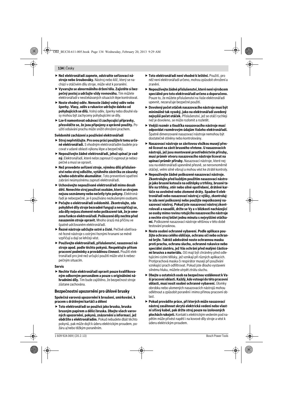 Bosch GWS 14-125 Inox Professional User Manual | Page 133 / 270