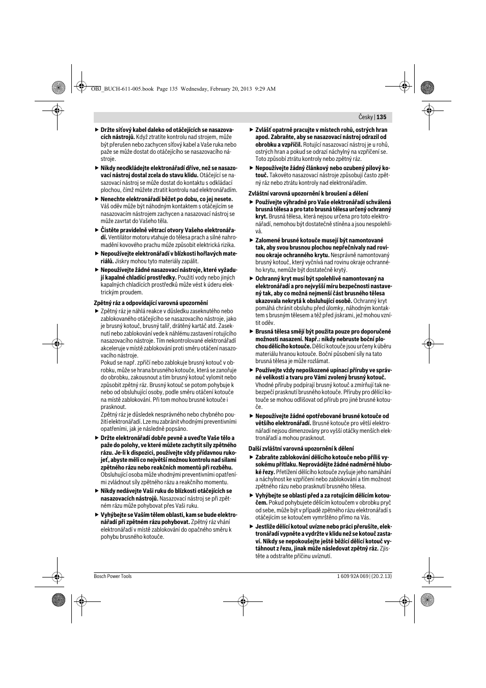 Bosch GWS 14-125 Inox Professional User Manual | Page 134 / 270