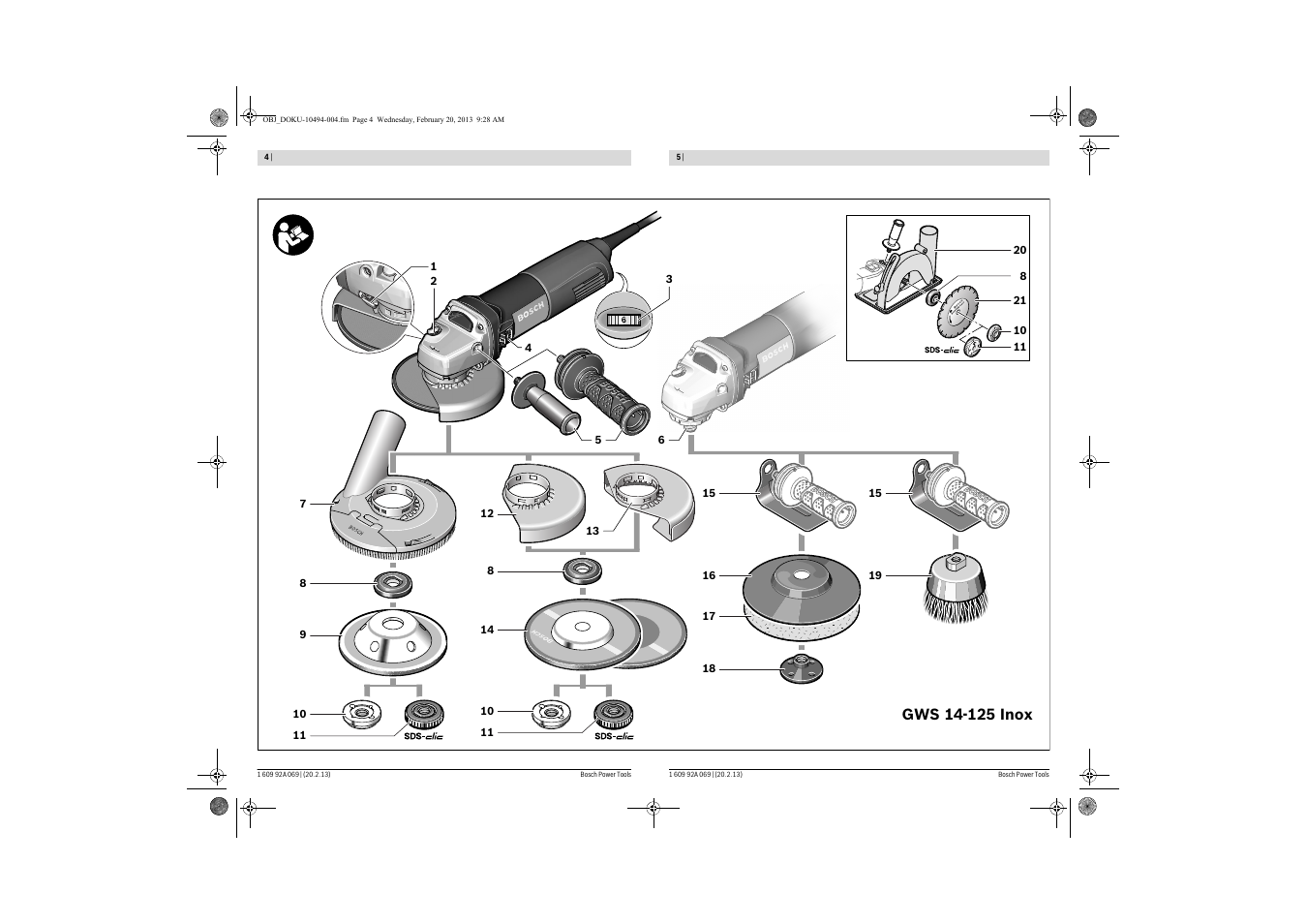 Bosch GWS 14-125 Inox Professional User Manual | Page 4 / 270