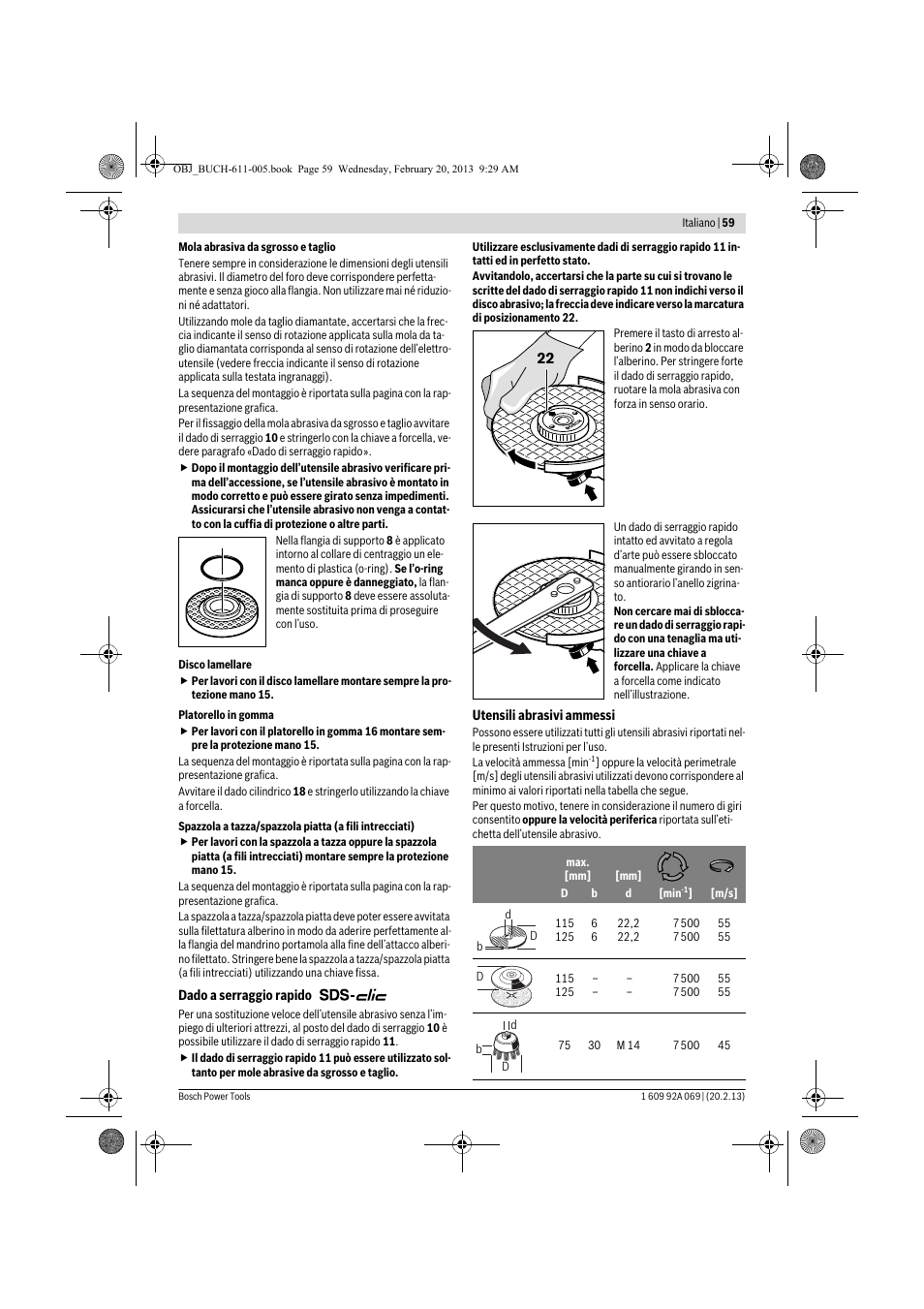 Bosch GWS 14-125 Inox Professional User Manual | Page 58 / 270