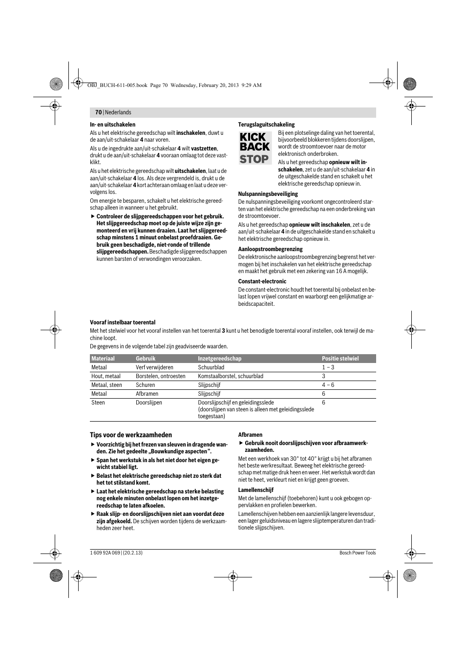 Bosch GWS 14-125 Inox Professional User Manual | Page 69 / 270