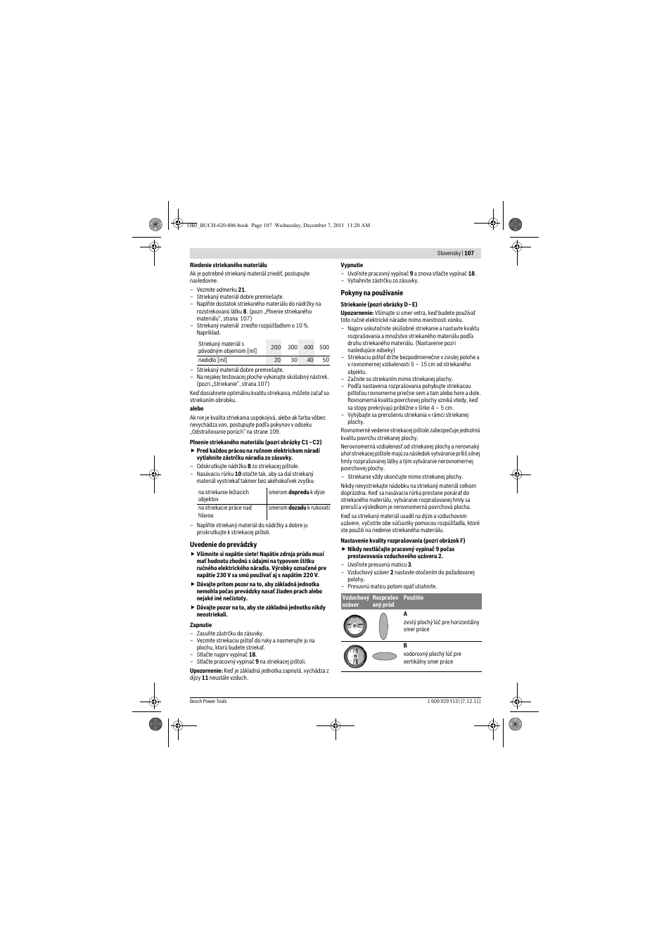 Bosch PFS 65 User Manual | Page 107 / 181