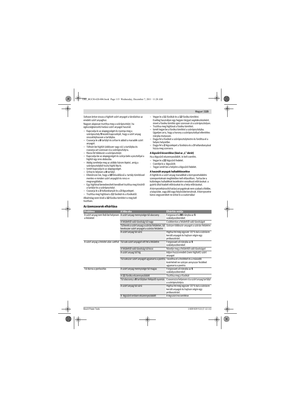 Bosch PFS 65 User Manual | Page 115 / 181