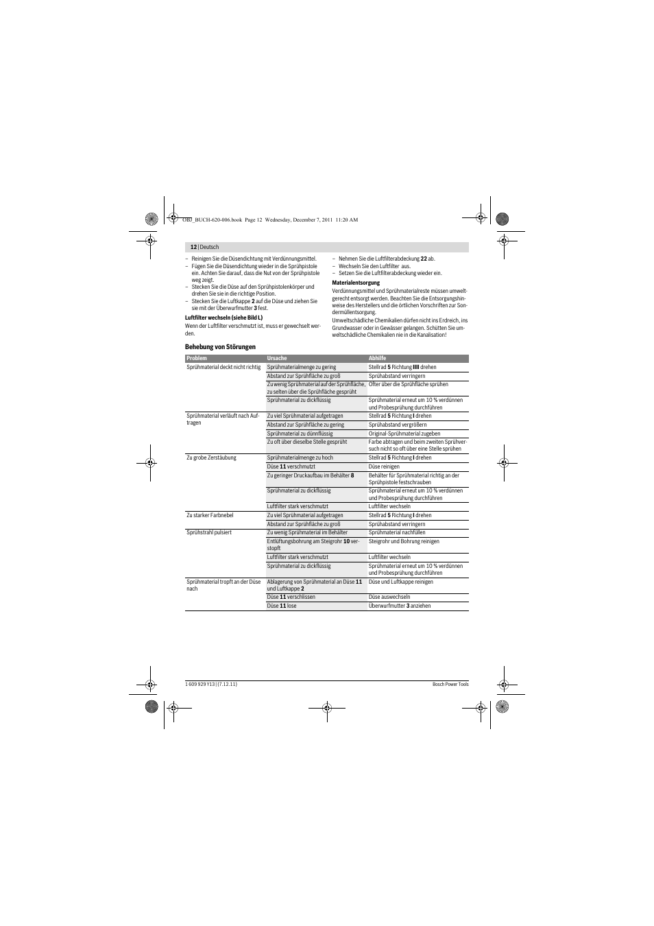 Bosch PFS 65 User Manual | Page 12 / 181