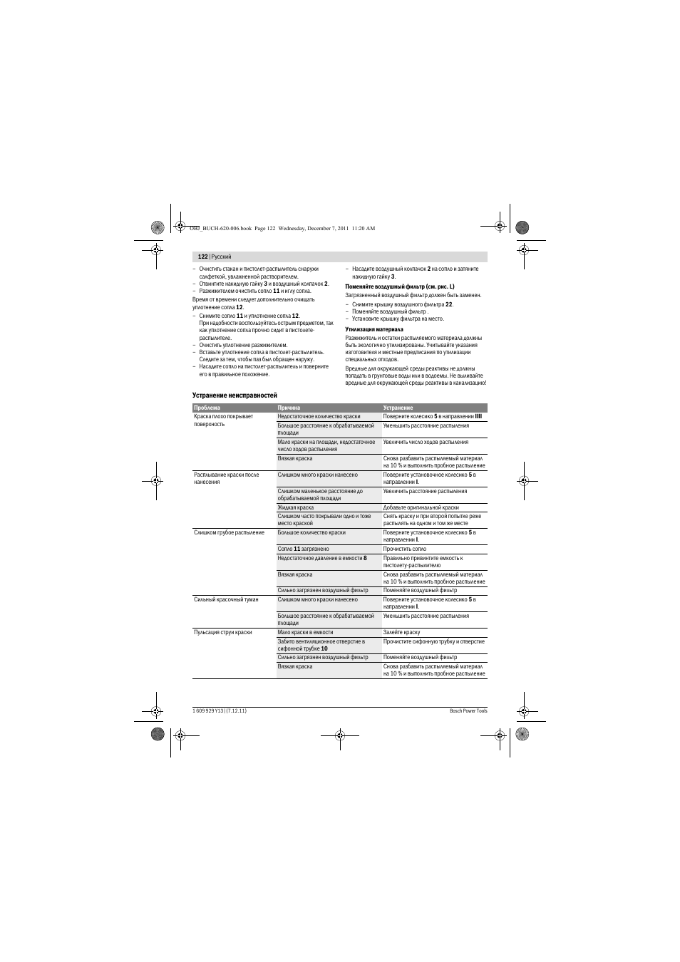 Bosch PFS 65 User Manual | Page 122 / 181