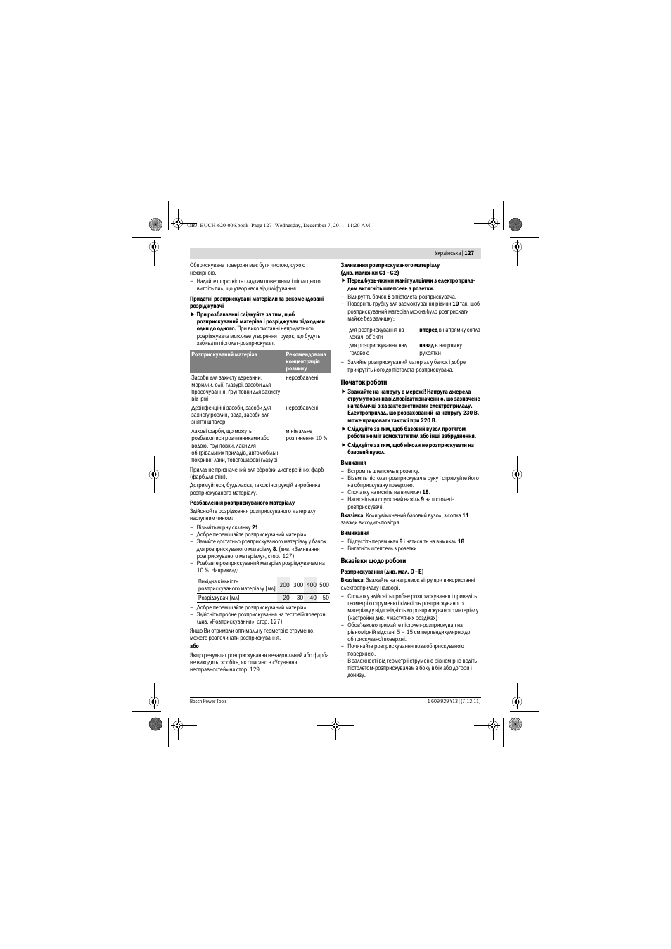 Bosch PFS 65 User Manual | Page 127 / 181