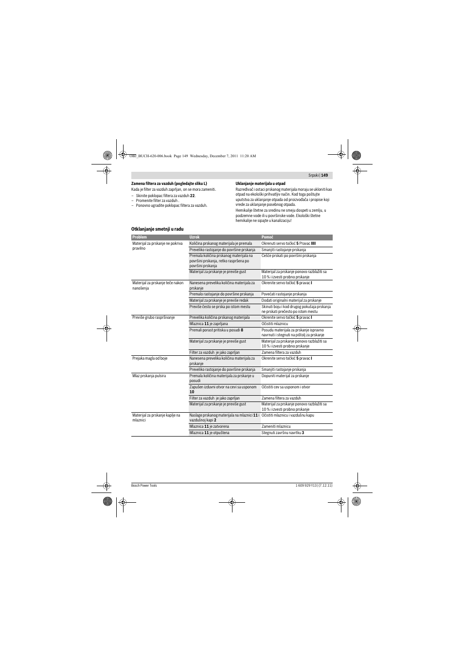 Bosch PFS 65 User Manual | Page 149 / 181