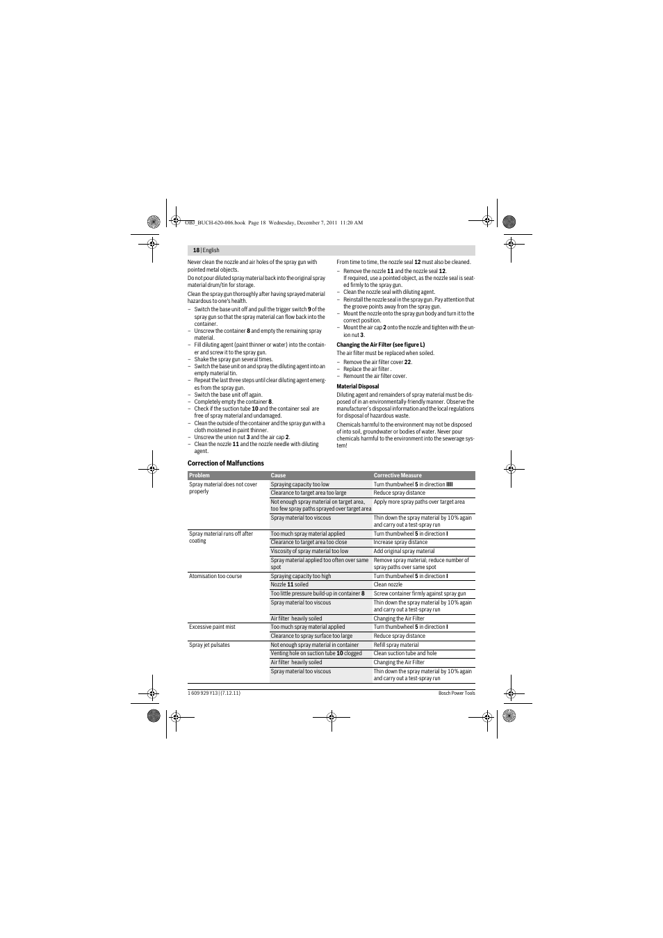 Bosch PFS 65 User Manual | Page 18 / 181