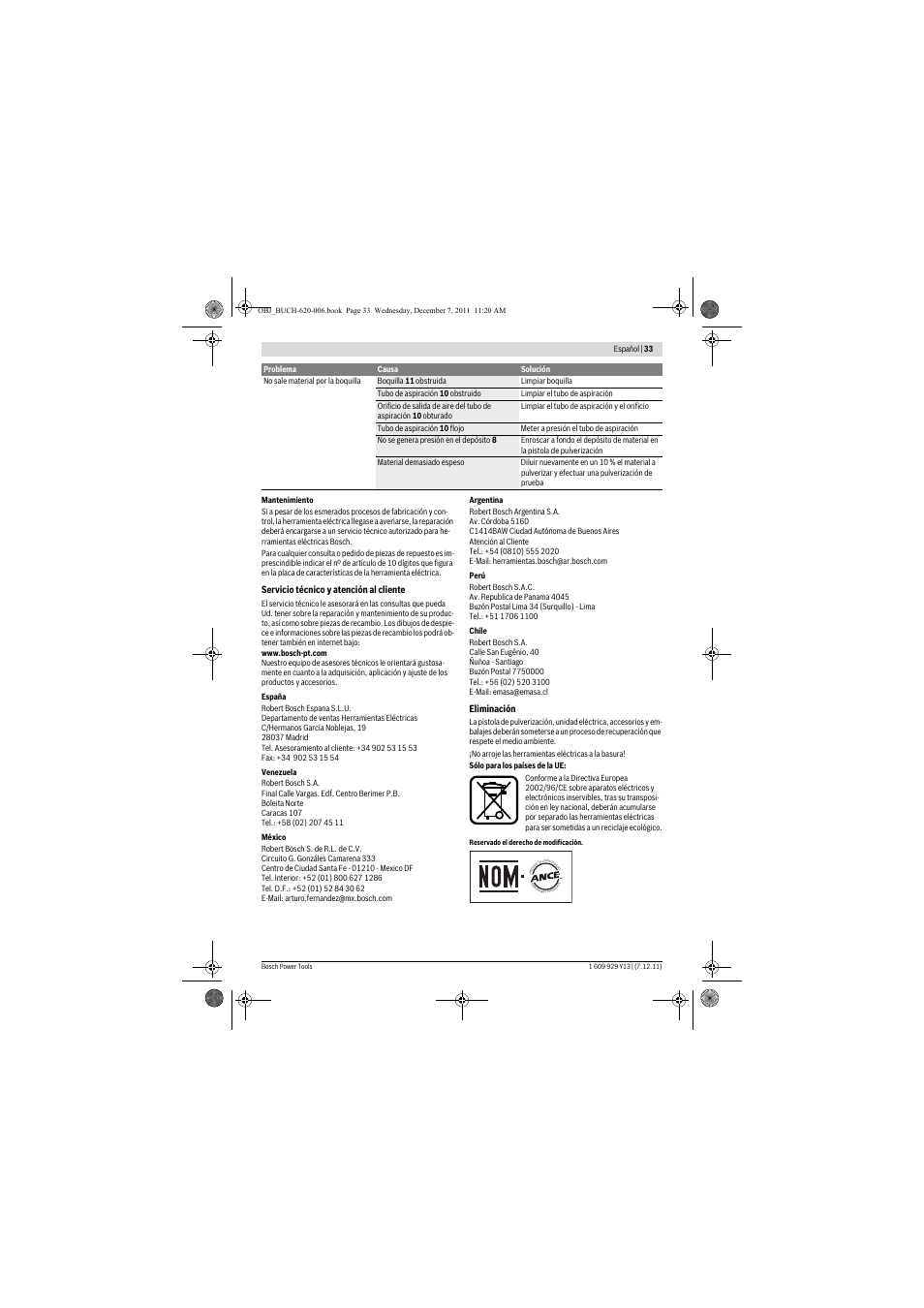 Bosch PFS 65 User Manual | Page 33 / 181