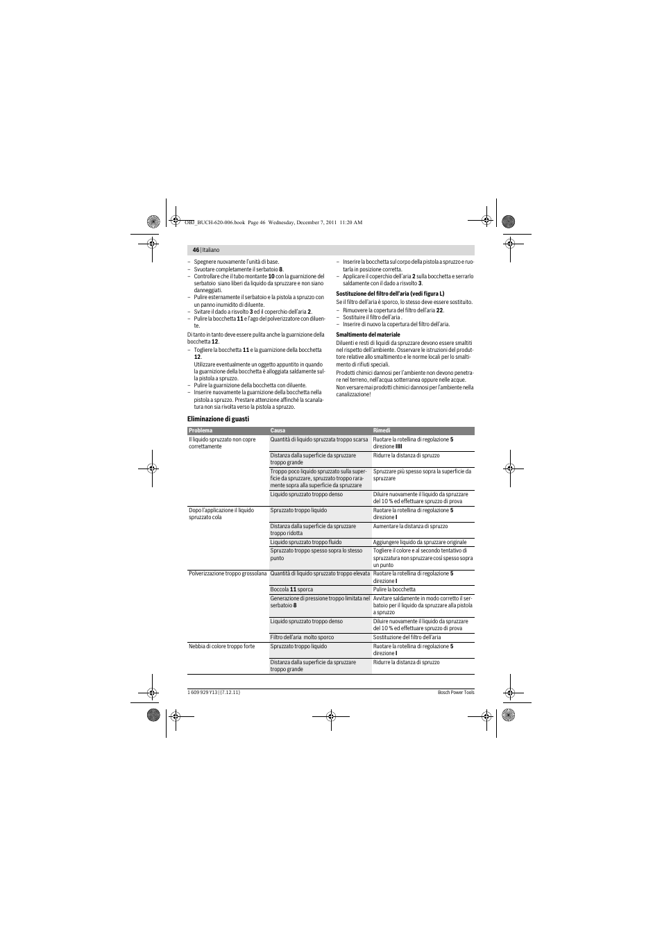 Bosch PFS 65 User Manual | Page 46 / 181