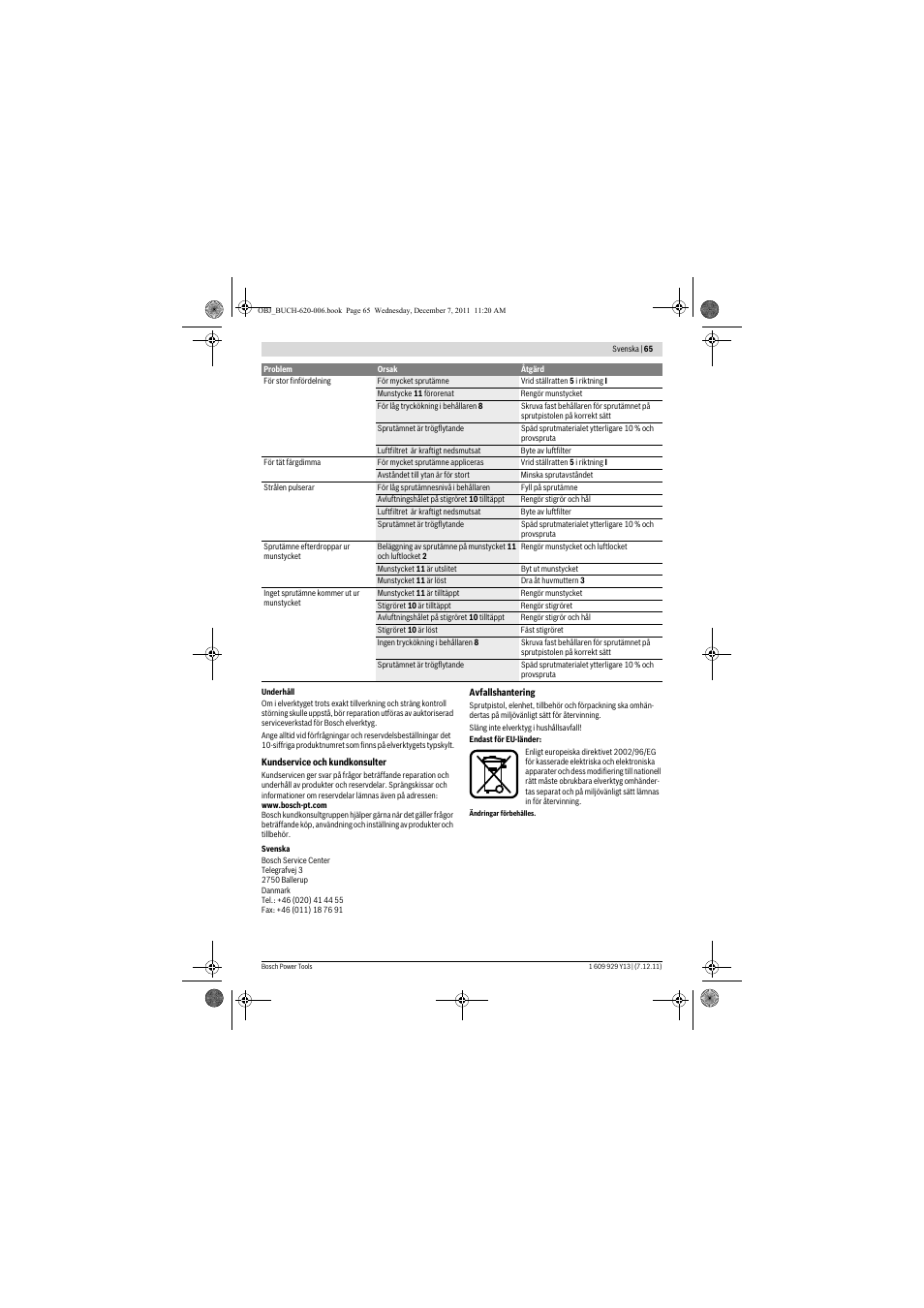 Bosch PFS 65 User Manual | Page 65 / 181