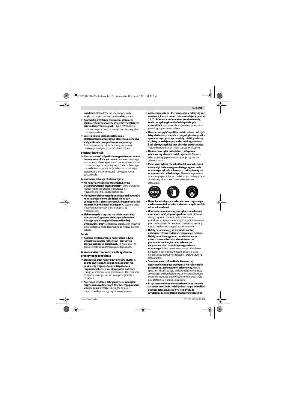 Bosch PFS 65 User Manual | Page 91 / 181