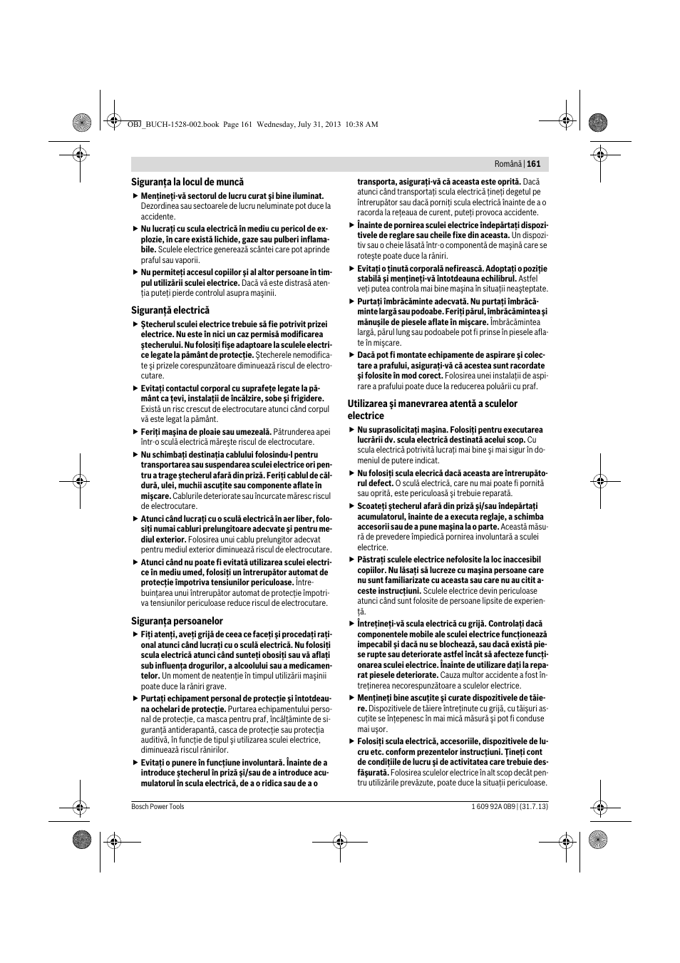 Bosch GWS 24-230 LVI Professional User Manual | Page 161 / 259