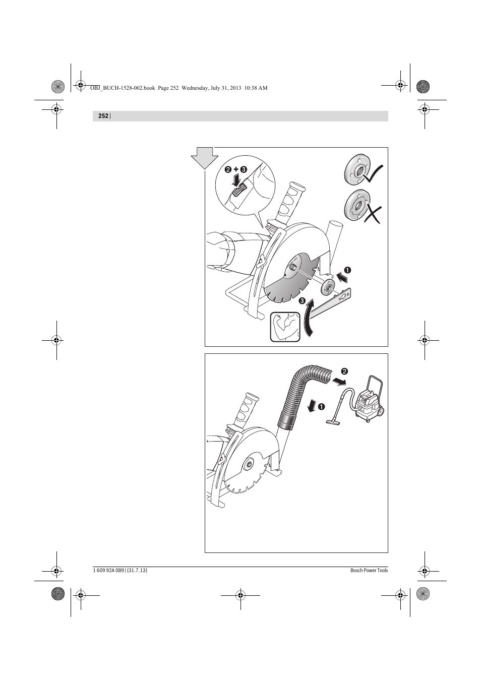 Bosch GWS 24-230 LVI Professional User Manual | Page 252 / 259