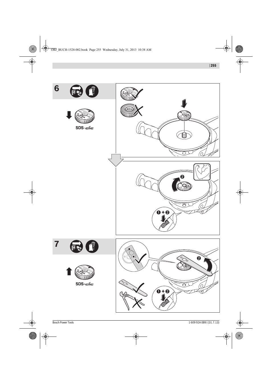 Bosch GWS 24-230 LVI Professional User Manual | Page 255 / 259