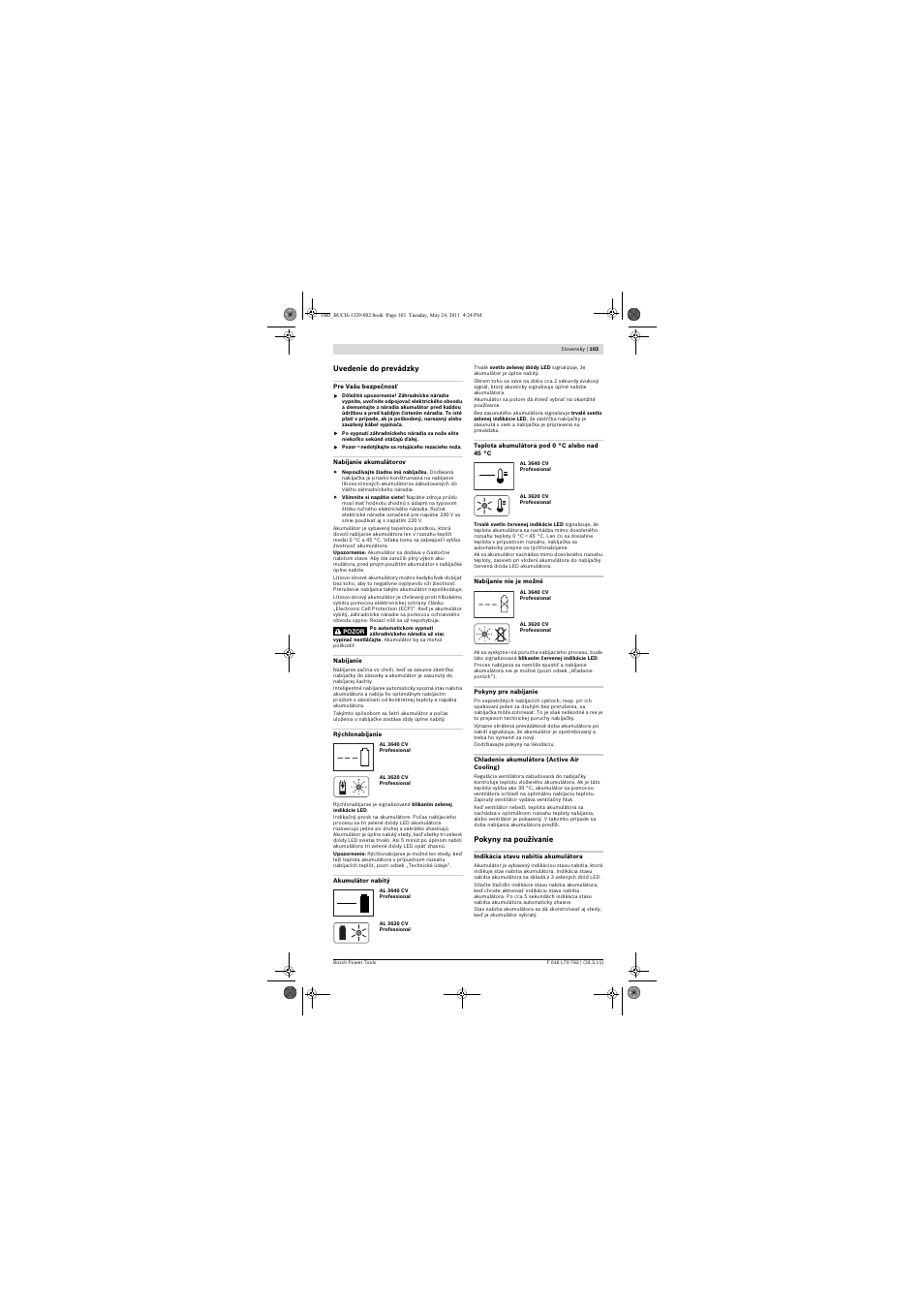 Bosch Rotak 34 LI User Manual | Page 103 / 176