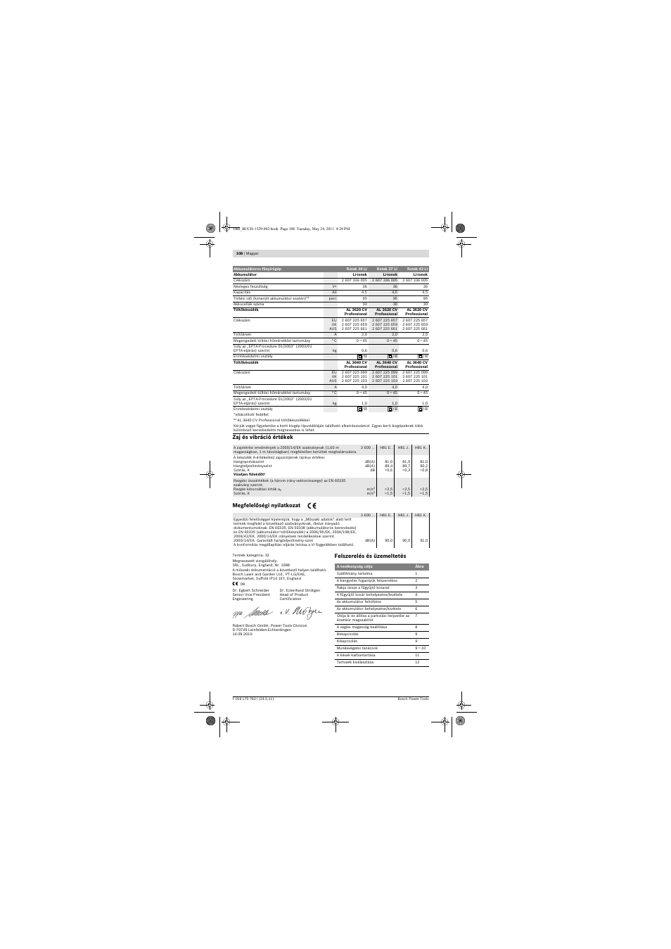 Bosch Rotak 34 LI User Manual | Page 108 / 176