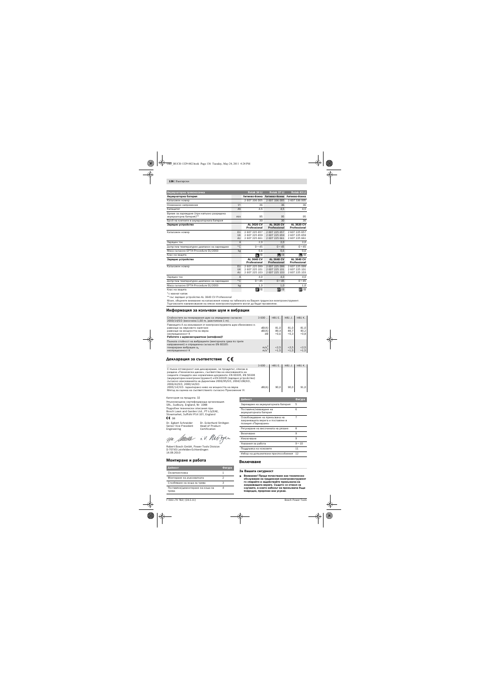 Bosch Rotak 34 LI User Manual | Page 136 / 176