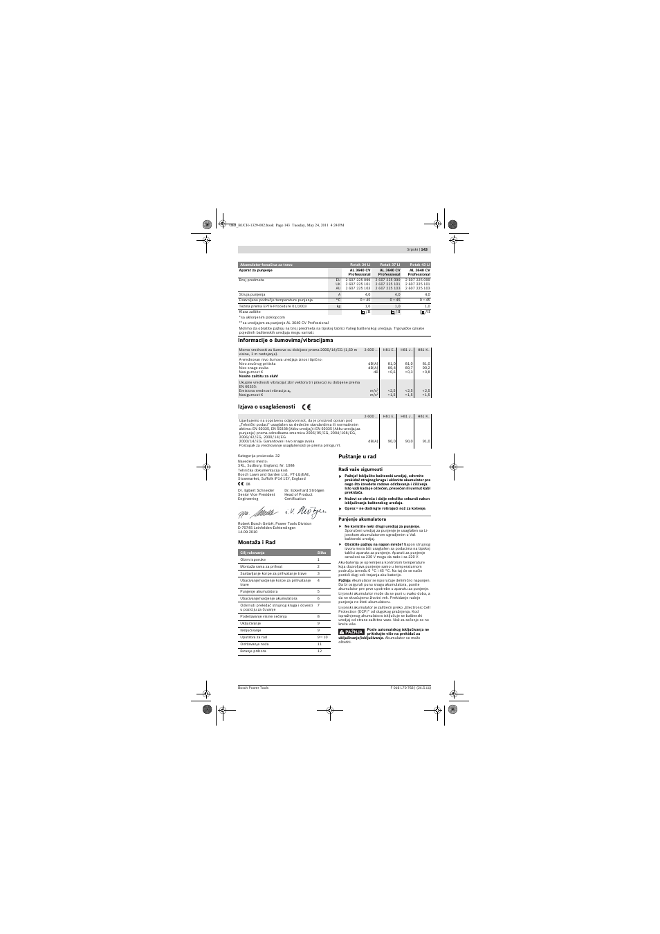 Bosch Rotak 34 LI User Manual | Page 143 / 176