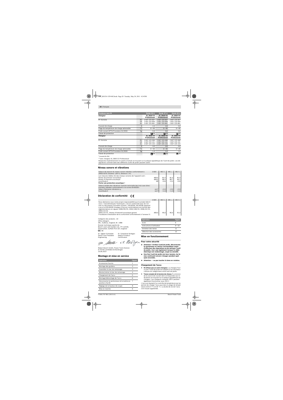 Bosch Rotak 34 LI User Manual | Page 20 / 176