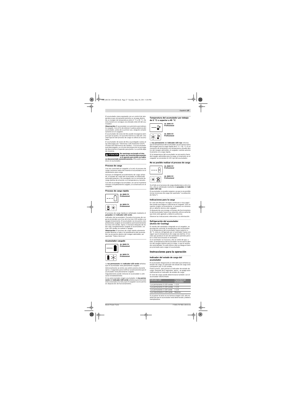 Bosch Rotak 34 LI User Manual | Page 27 / 176