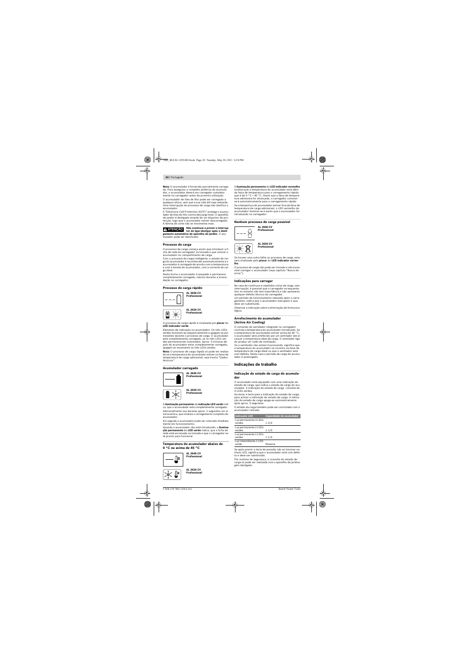 Bosch Rotak 34 LI User Manual | Page 34 / 176