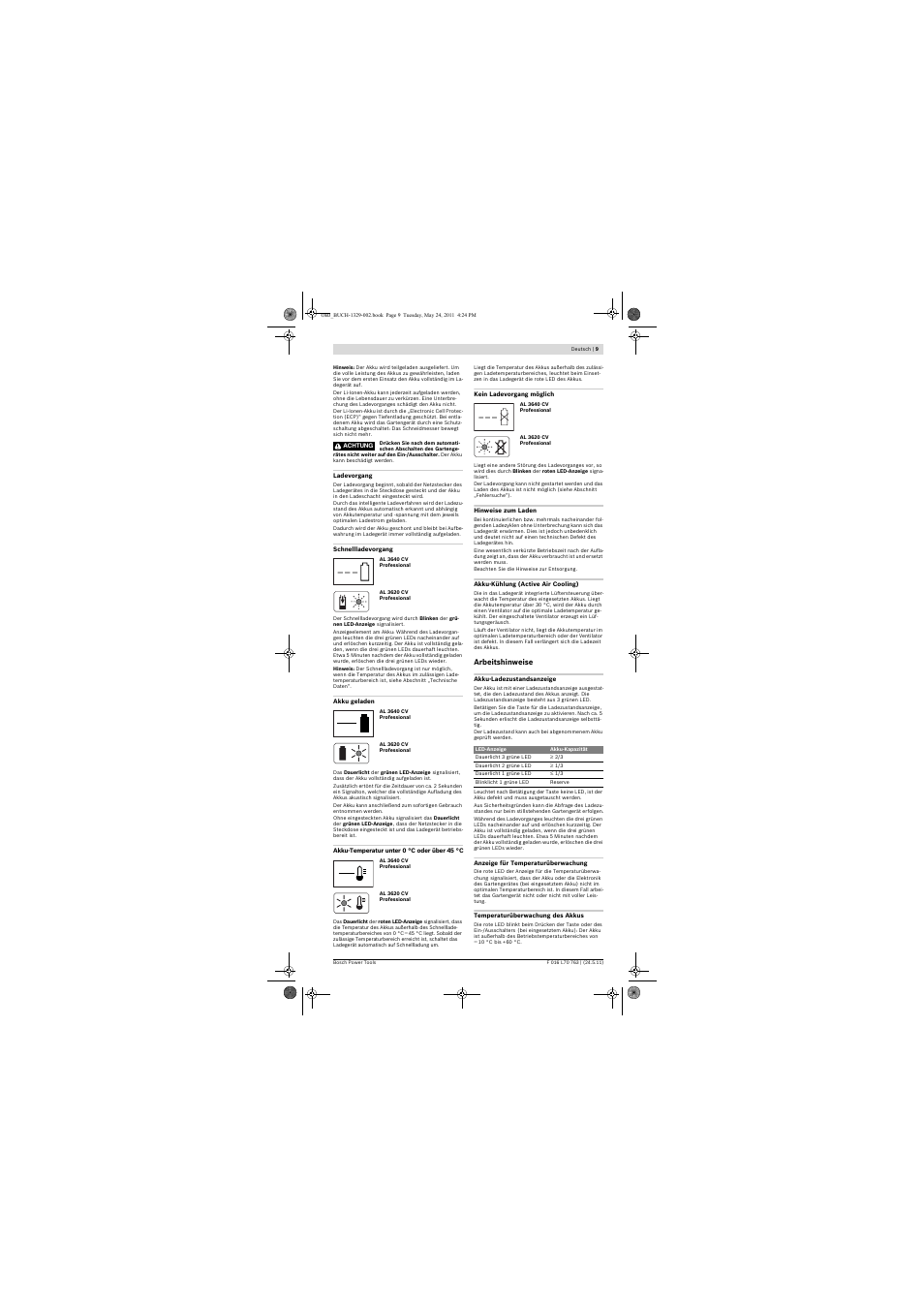 Bosch Rotak 34 LI User Manual | Page 9 / 176